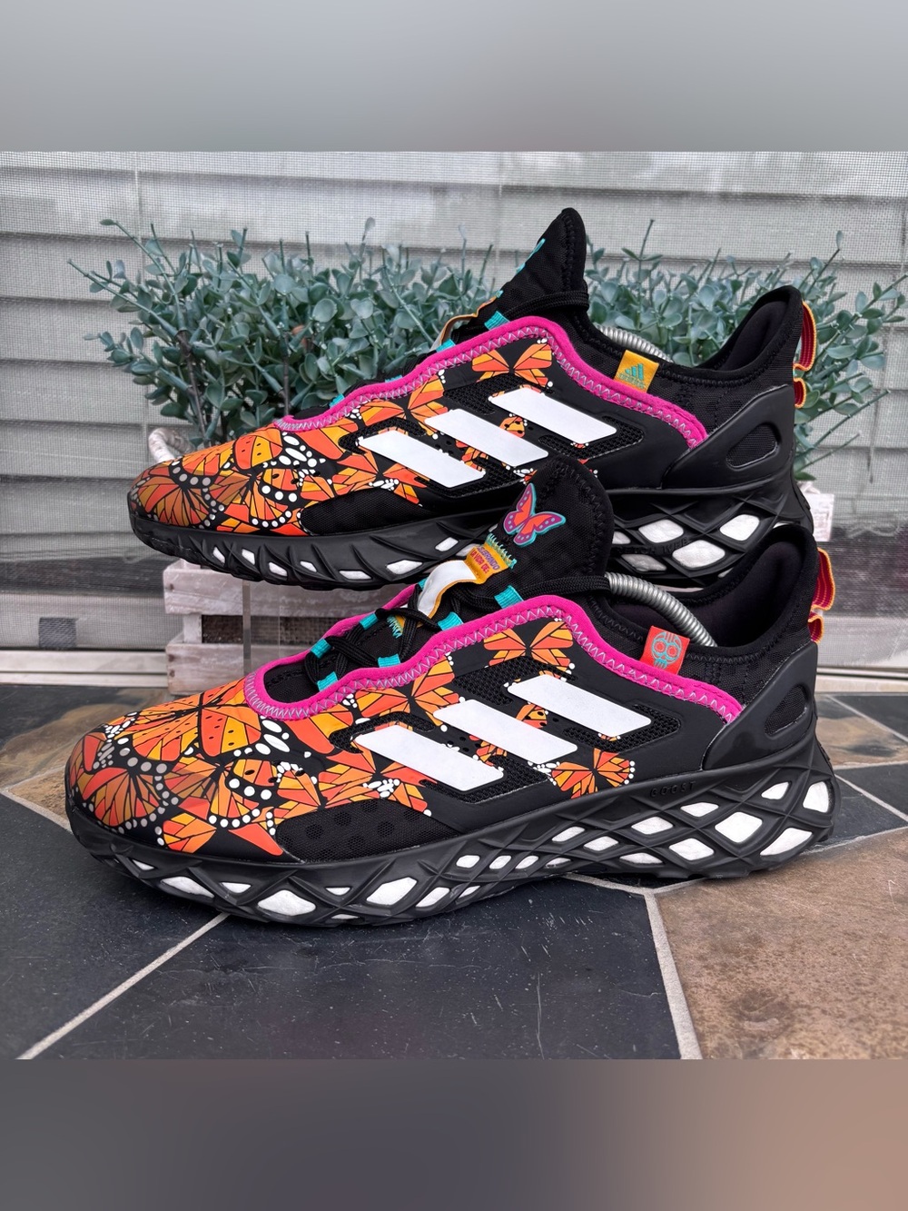 Adidas Web Boost Day of the Dead
"Dia de Los Muertos" Sneakers -
Black & Orange